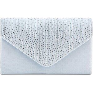Women's Light Blue Envelope Clutch & Crossbody Bag for Wedding Party Ladies!!